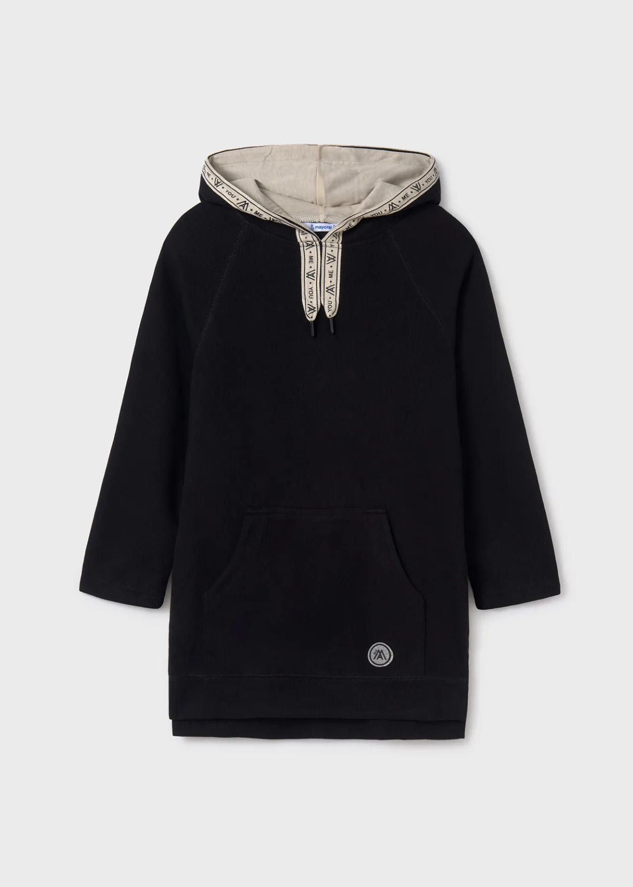 Mayoral Girl Hooded Sweatshirt Dress