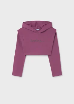 Mayoral Girl Hooded Sweatshirt Dress