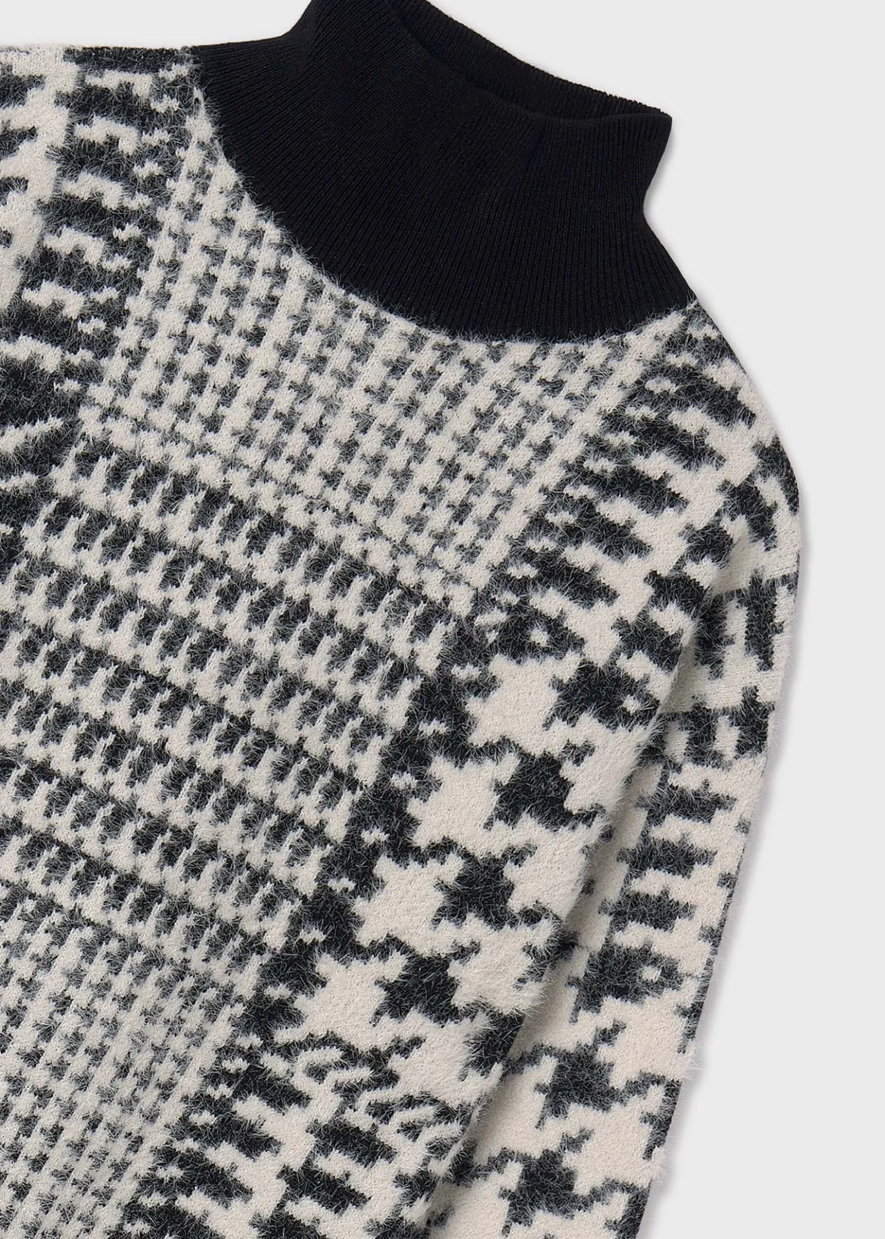 Mayoral Girl Houndstooth Knit Dress