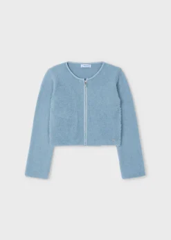 Mayoral Girl Knit Zip Cardigan