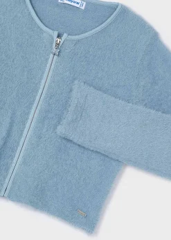 Mayoral Girl Knit Zip Cardigan