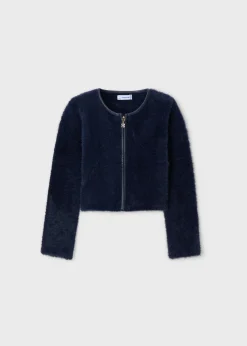 Mayoral Girl Knit Zip Cardigan