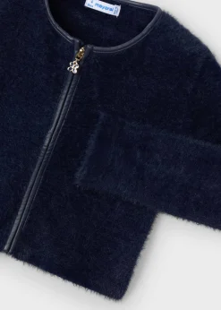 Mayoral Girl Knit Zip Cardigan