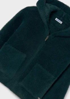 Mayoral Girl Knit Zip Hoodie