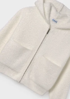 Mayoral Girl Knit Zip Hoodie
