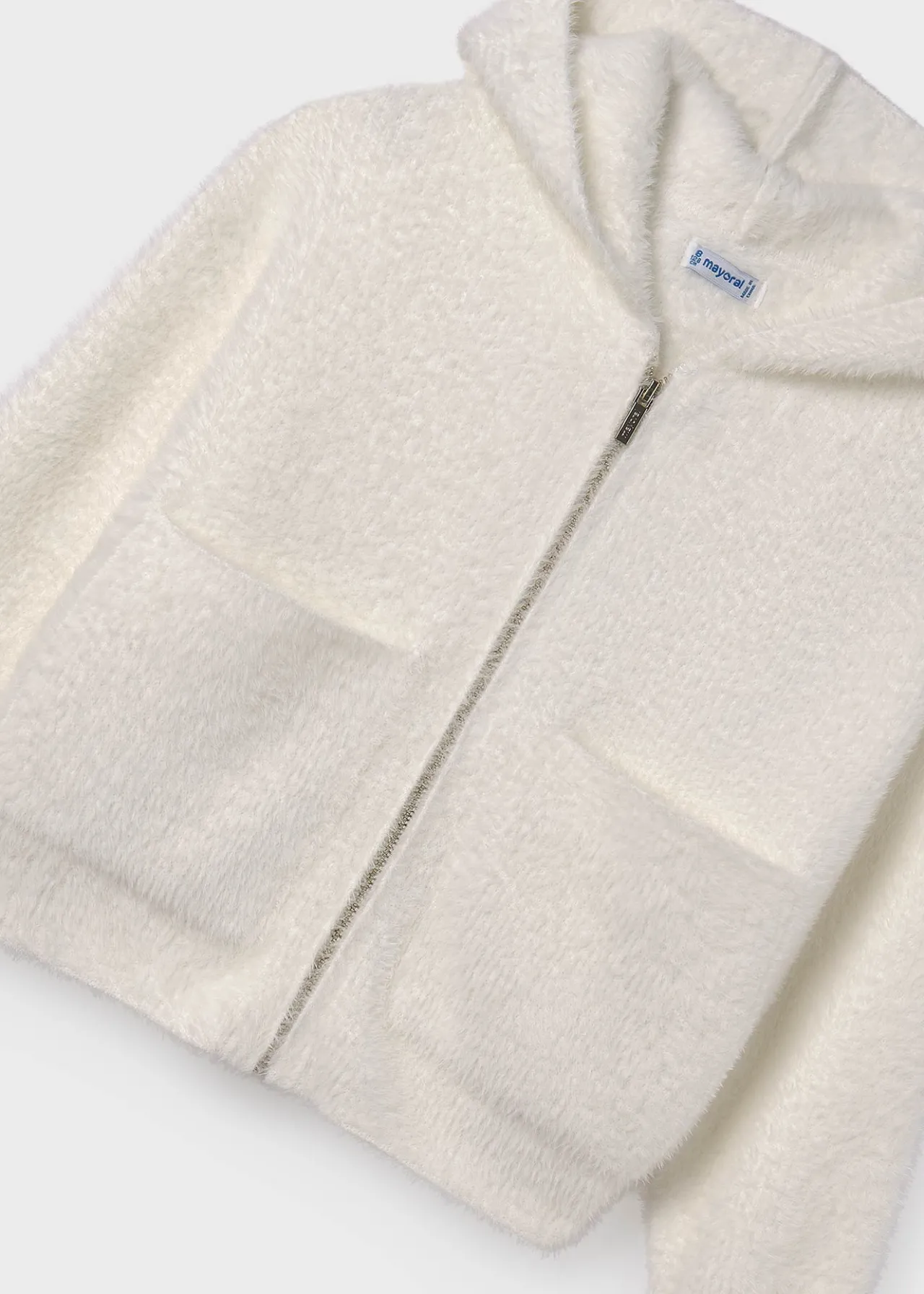 Mayoral Girl Knit Zip Hoodie