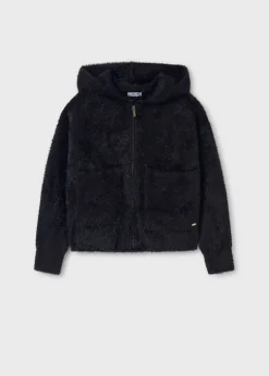 Mayoral Girl Knit Zip Hoodie