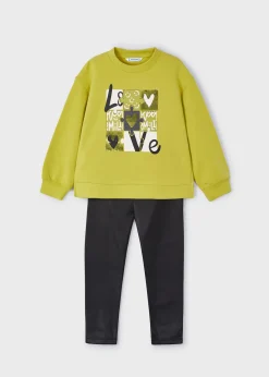 Mayoral Girl Leggings and Sweatshirt Set