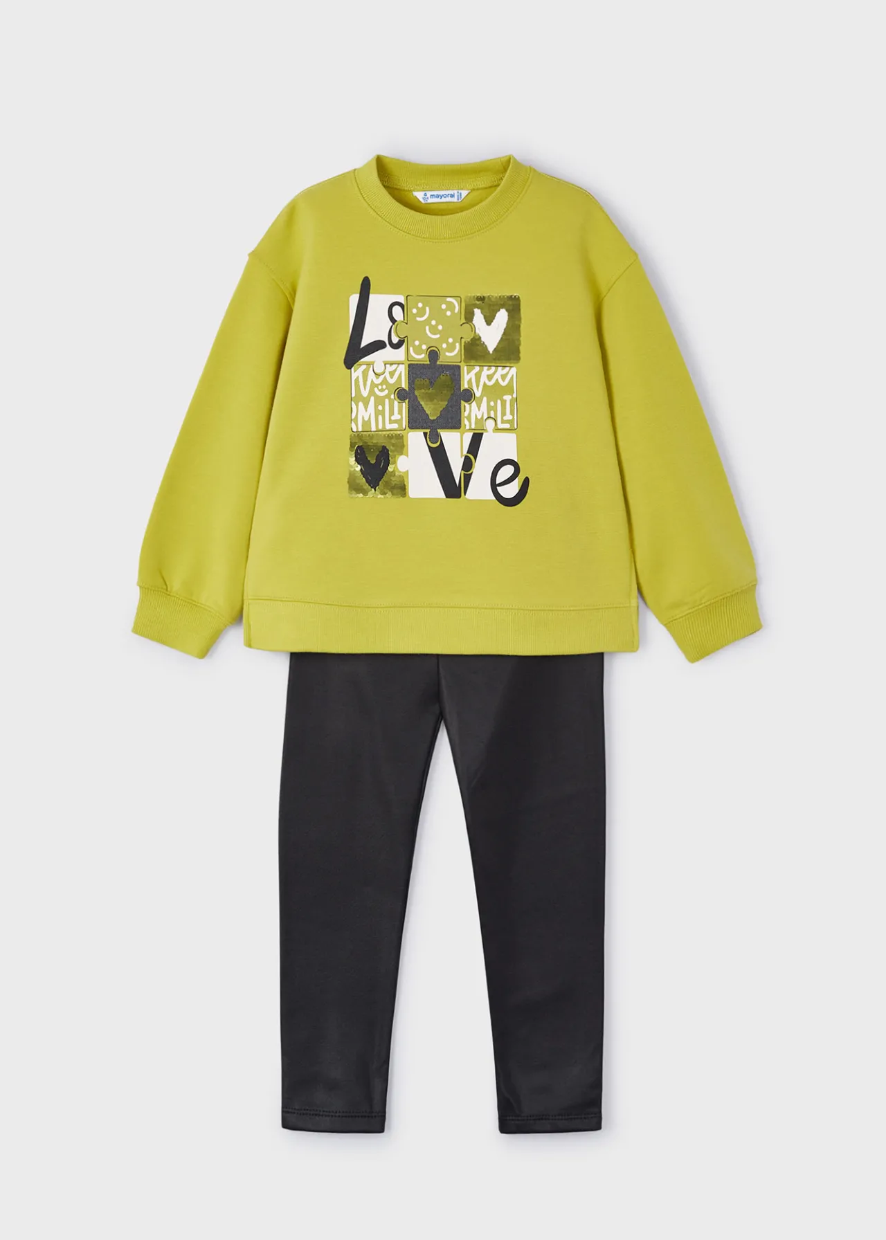 Mayoral Girl Leggings and Sweatshirt Set
