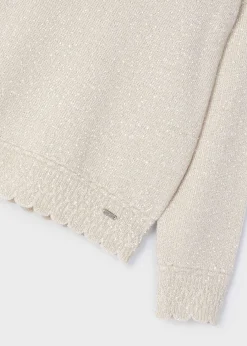 Mayoral Girl Lettuce Hem Sweater