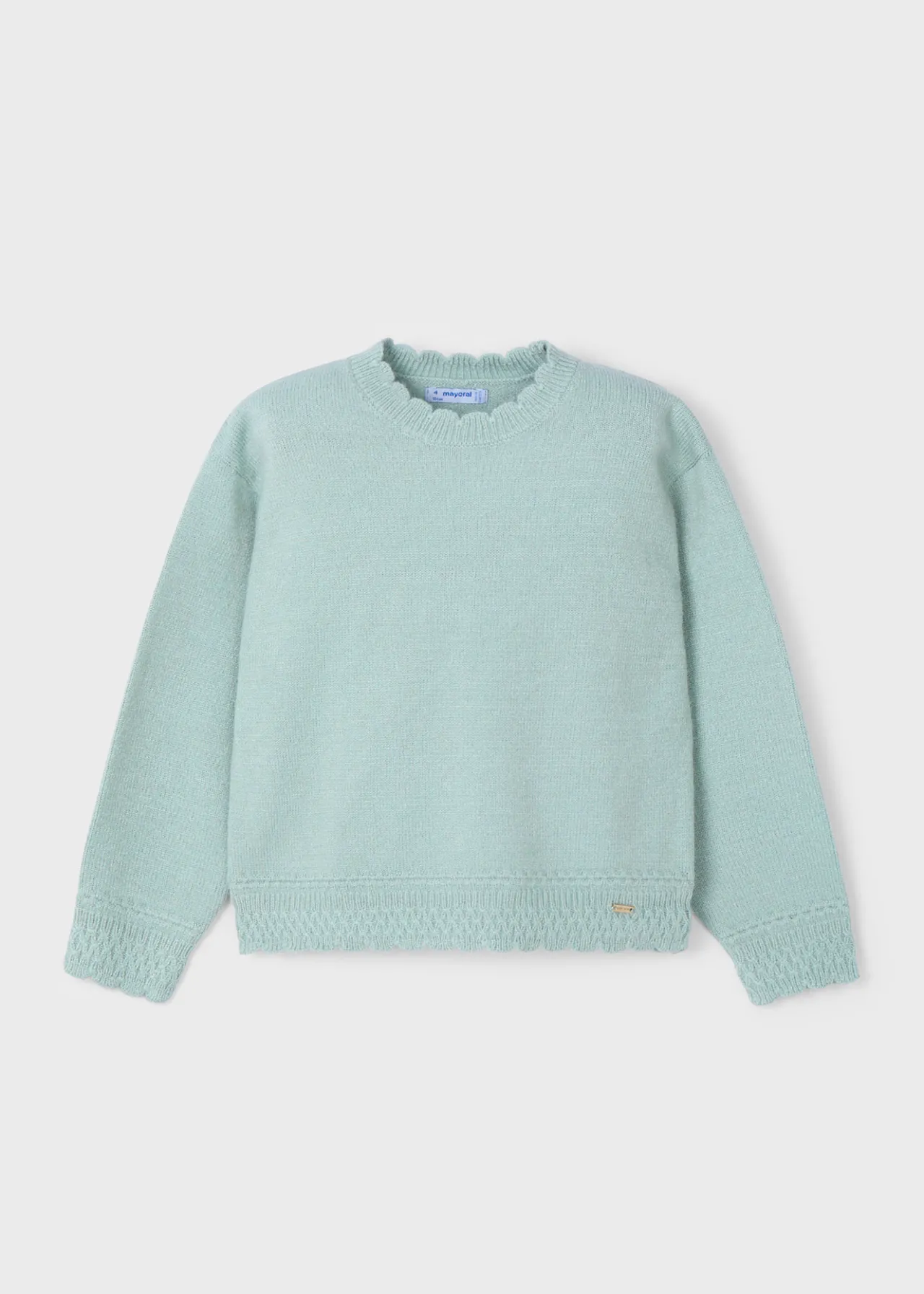 Mayoral Girl Lettuce Hem Sweater