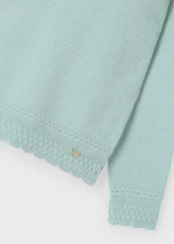 Mayoral Girl Lettuce Hem Sweater