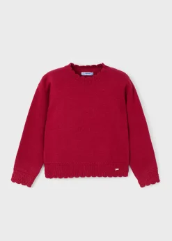 Mayoral Girl Lettuce Hem Sweater