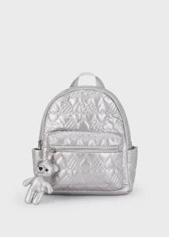Mayoral Girl Metallic Padded Backpack