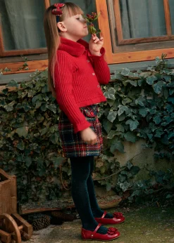 Mayoral Girl Plaid Shorts