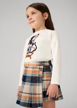 Mayoral Girl Plaid Skort