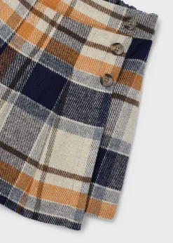 Mayoral Girl Plaid Skort