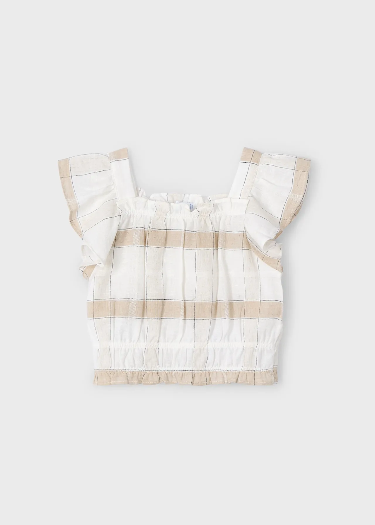 Mayoral Girl Plaid Top