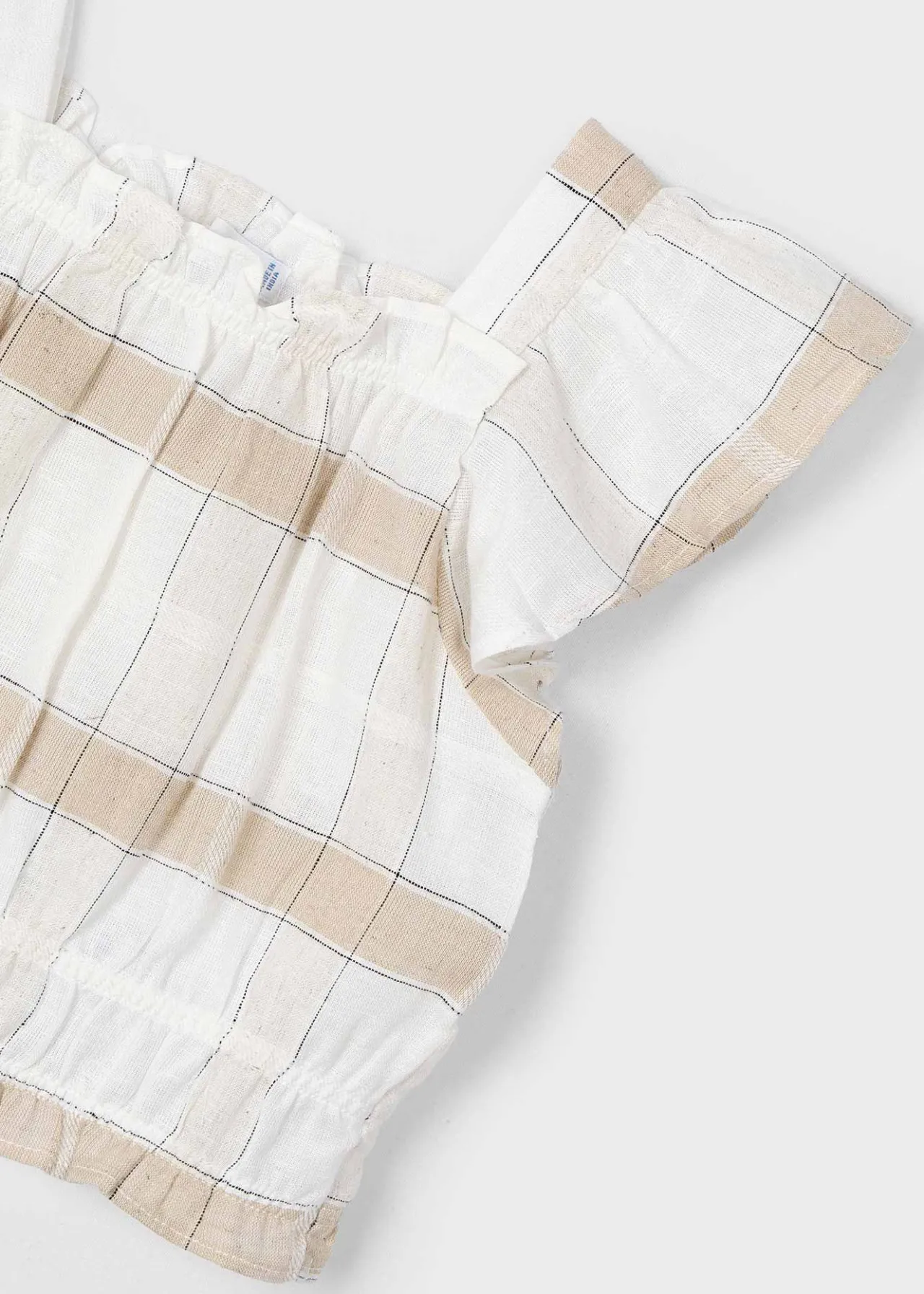 Mayoral Girl Plaid Top