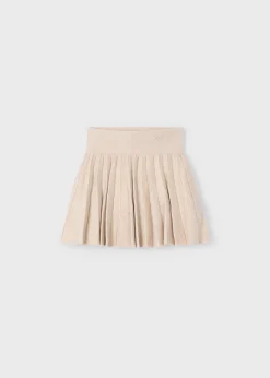Mayoral Girl Pleated Knit Skirt