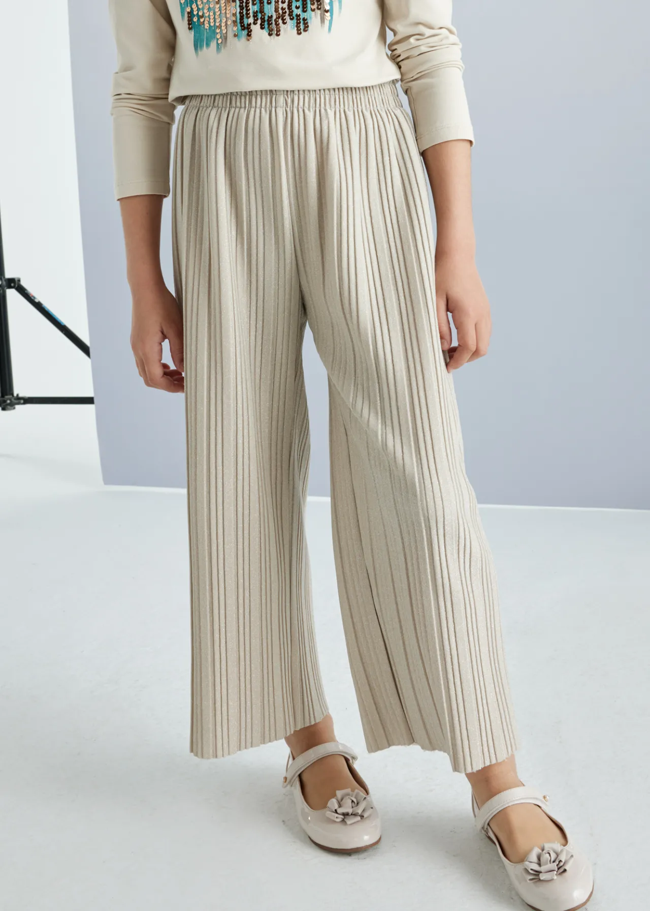 Mayoral Girl Pleated Pants