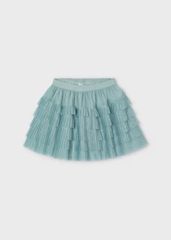 Mayoral Girl Pleated Tulle Skirt