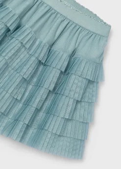 Mayoral Girl Pleated Tulle Skirt