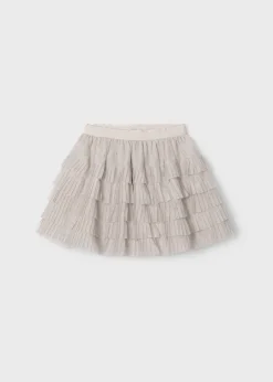 Mayoral Girl Pleated Tulle Skirt