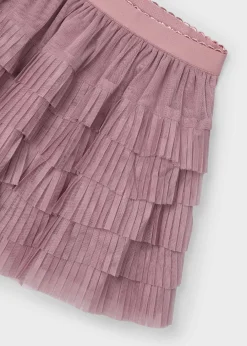 Mayoral Girl Pleated Tulle Skirt