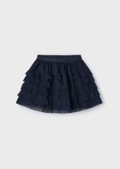 Mayoral Girl Pleated Tulle Skirt