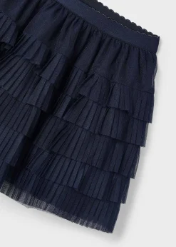 Mayoral Girl Pleated Tulle Skirt