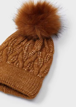 Mayoral Girl Pom Pom Hat