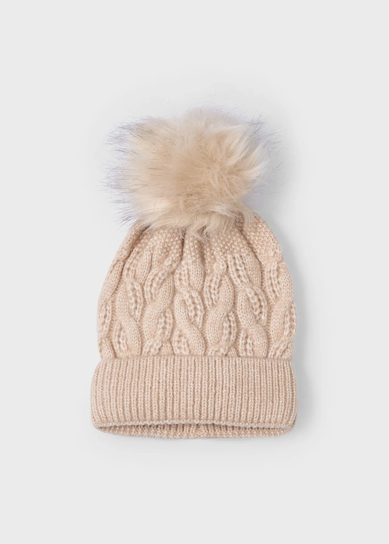 Mayoral Girl Pom Pom Hat