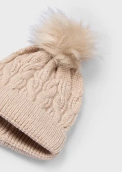 Mayoral Girl Pom Pom Hat