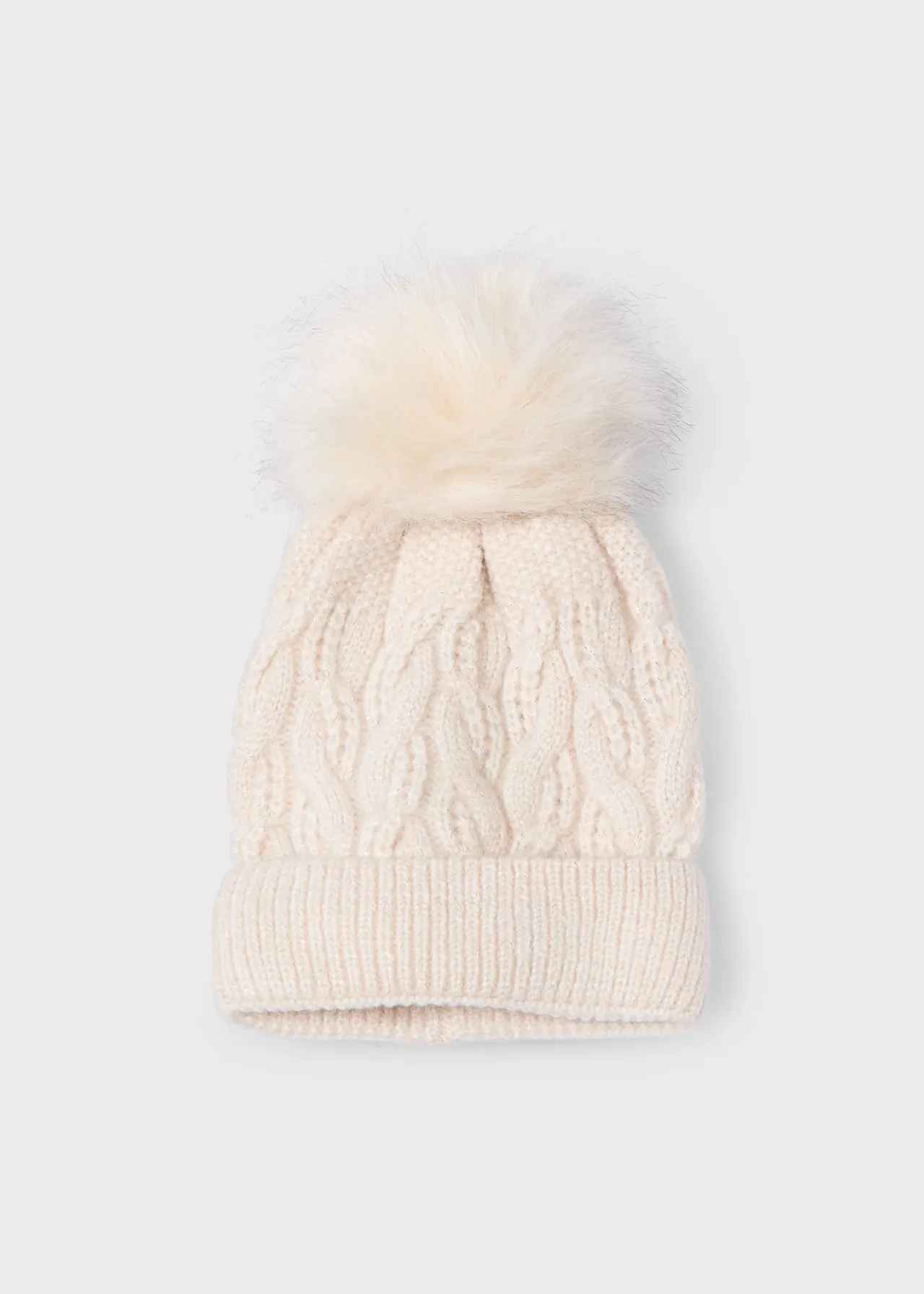 Mayoral Girl Pom Pom Hat