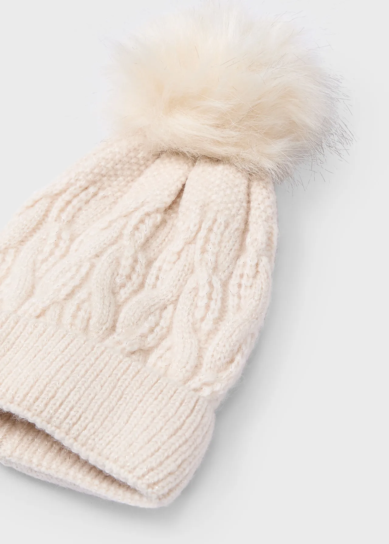 Mayoral Girl Pom Pom Hat