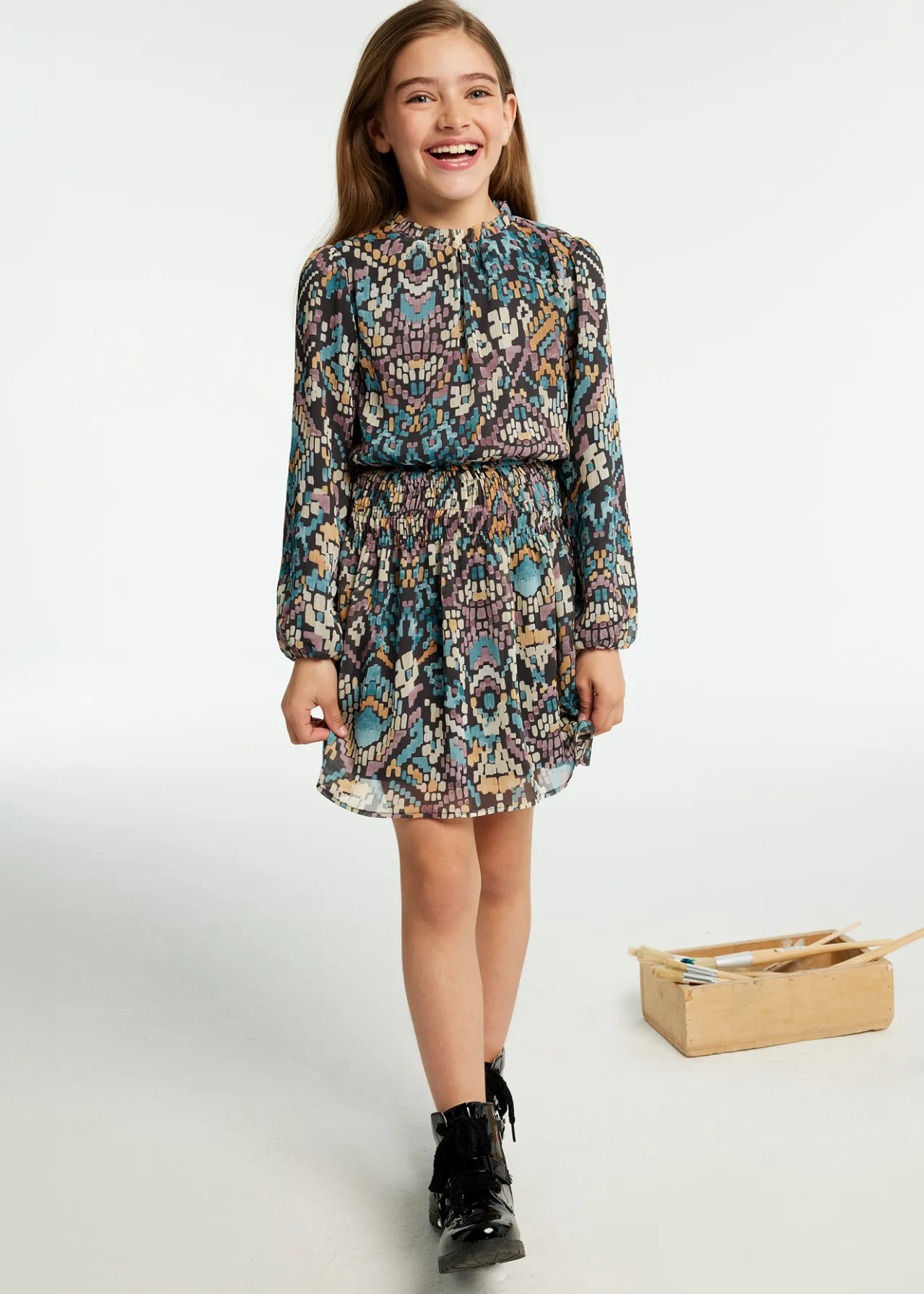 Mayoral Girl Print Dress