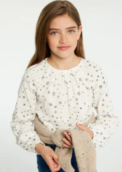 Mayoral Girl Print Shirt