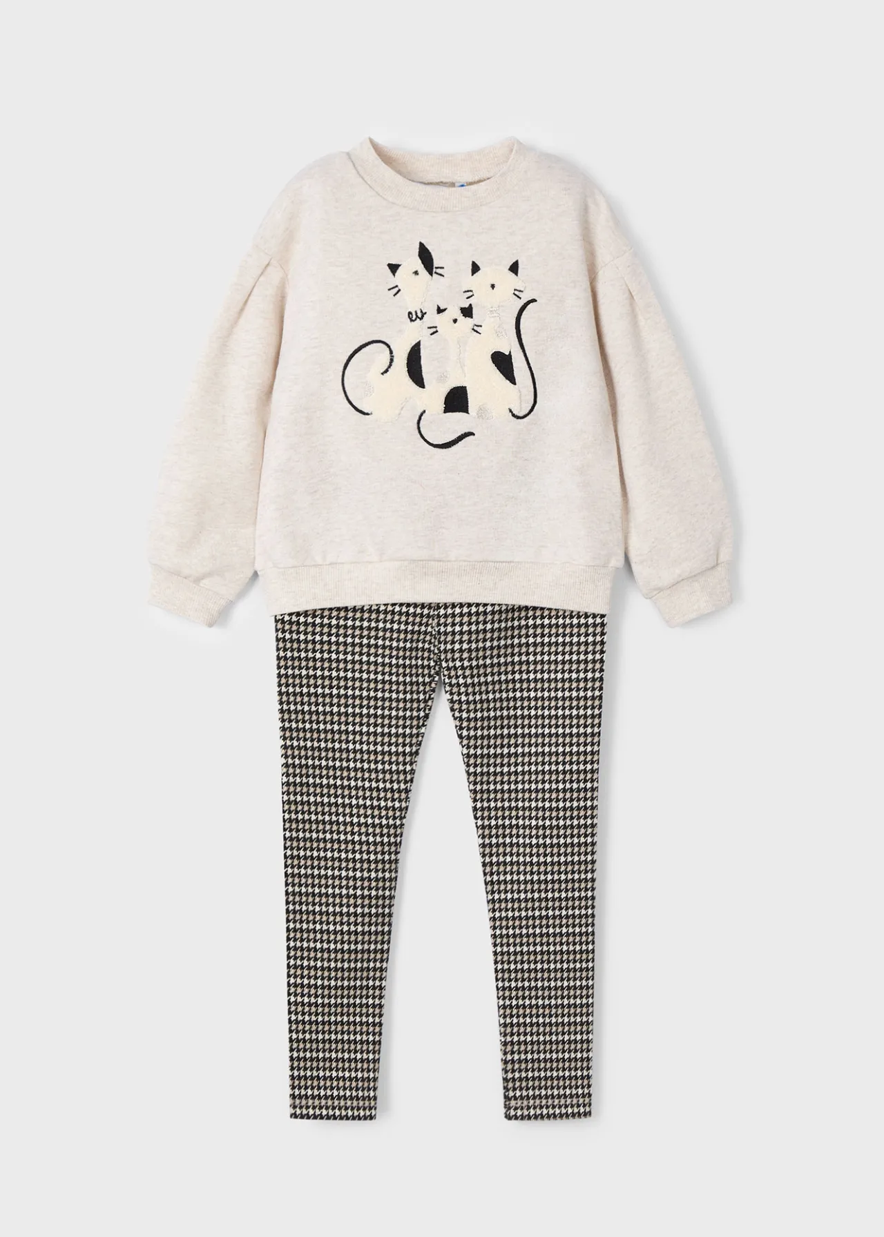 Mayoral Girl Print Sweatshirt and Leggings Set