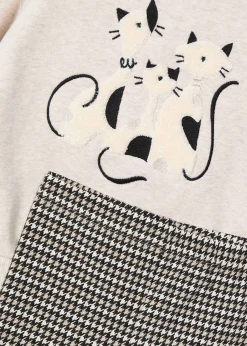 Mayoral Girl Print Sweatshirt and Leggings Set