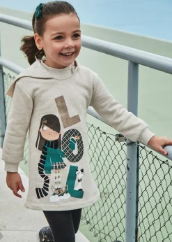 Mayoral Girl Print Sweatshirt Dress