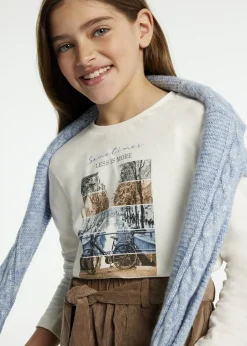 Mayoral Girl Print T-Shirt