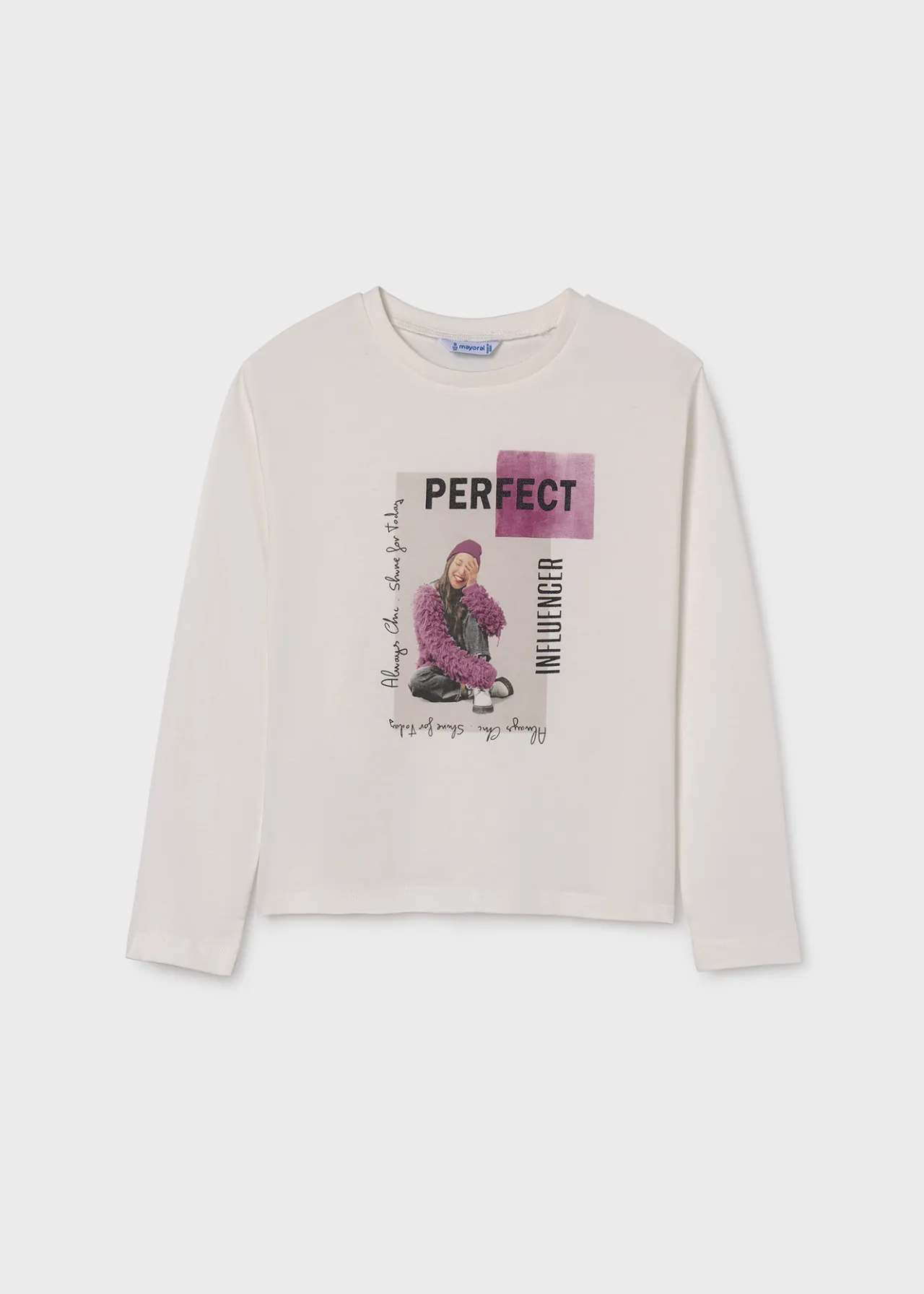 Mayoral Girl Print T-Shirt