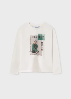 Mayoral Girl Print T-Shirt