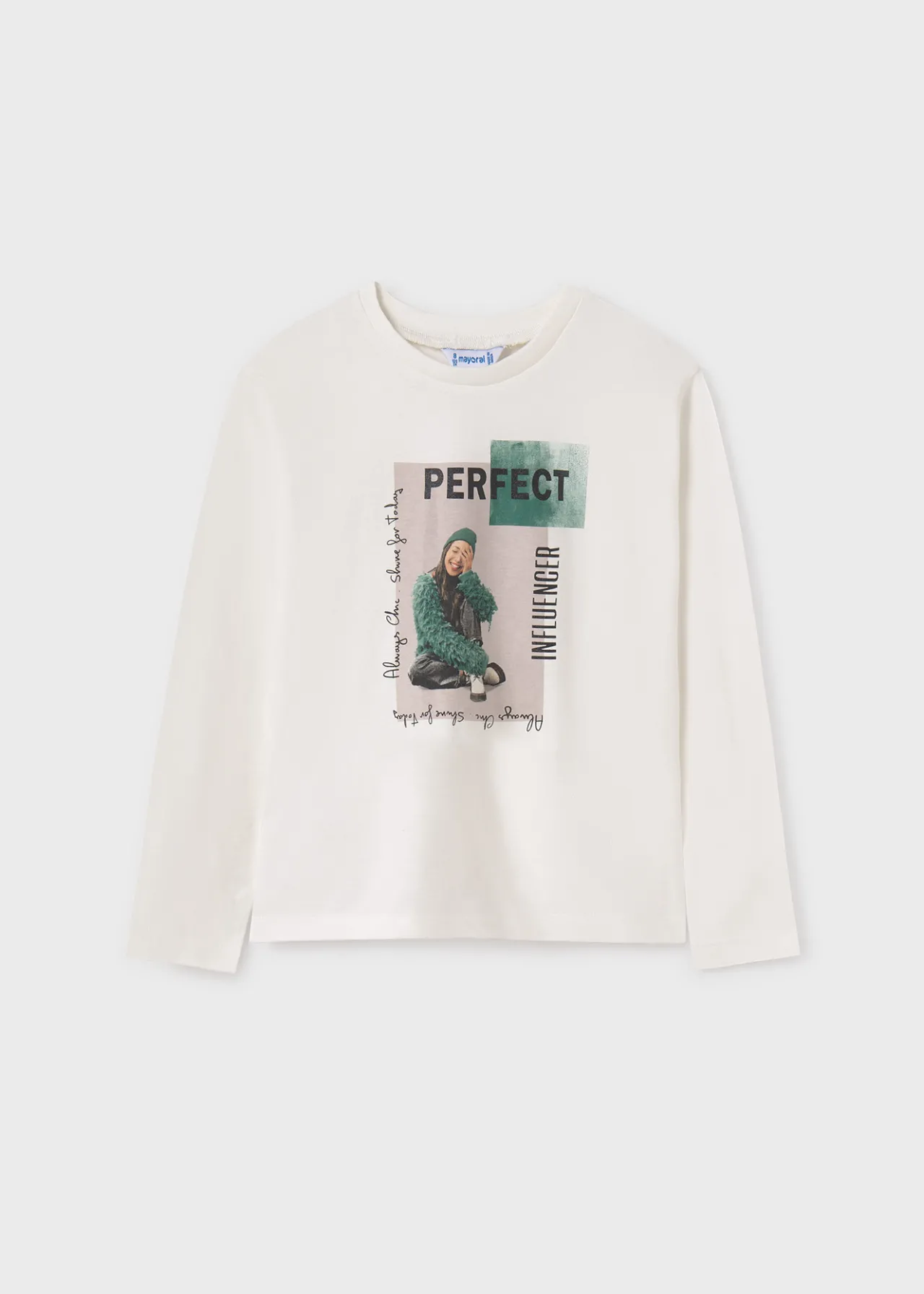 Mayoral Girl Print T-Shirt