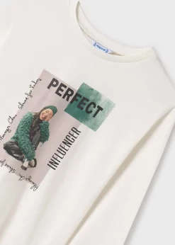 Mayoral Girl Print T-Shirt