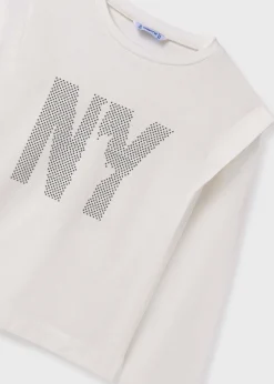 Mayoral Girl Print T-Shirt