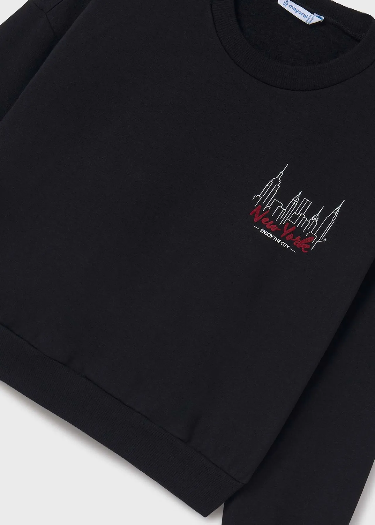 Mayoral Girl Puffed Sleeve Sweatshirt