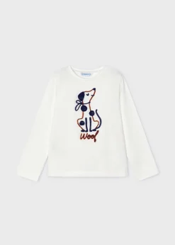 Mayoral Girl Puppy T-Shirt