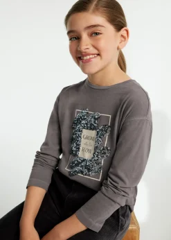 Mayoral Girl Relaxed Shoulder T-Shirt